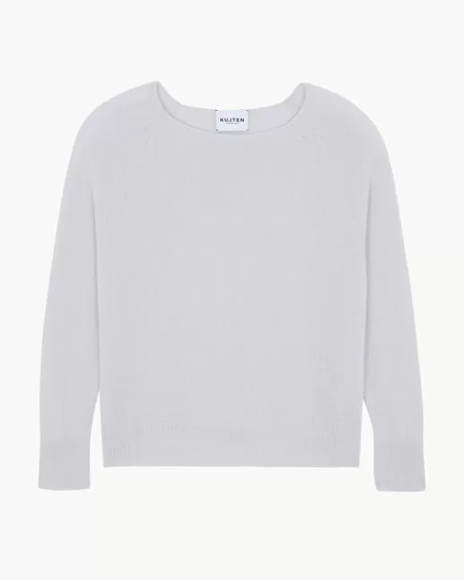 Kujten Pulls & Sweats | Pull Liora Pull cachemire col bateau, 1 fil LILA