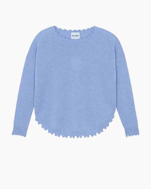 Kujten Pulls & Sweats | Pull Mela Pull cachemire col rond liquette Bleujeans