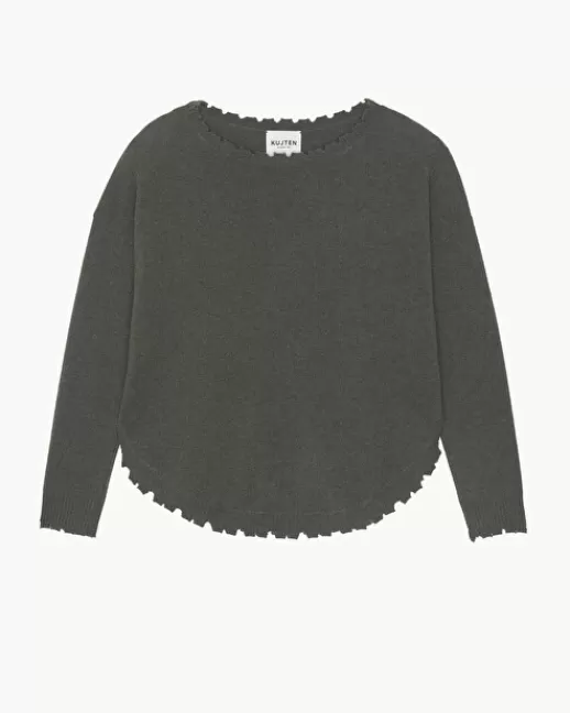 Kujten Pulls & Sweats | Pull Mela Pull cachemire col rond liquette KAKIFONCE