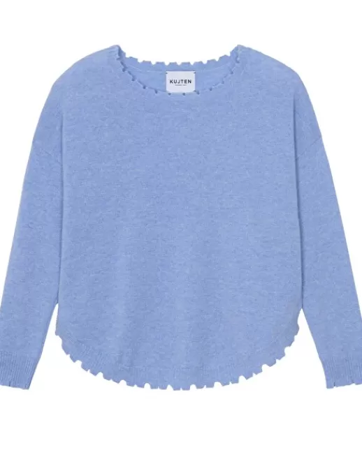 Kujten Pulls & Sweats | Pull Mela Pull cachemire col rond liquette Bleujeans